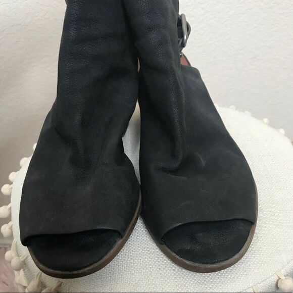 Lucky brand open toe ankle‎ booties 8.5 - Picture 5 of 7